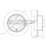 TOMEX Brakes Bremsscheibe